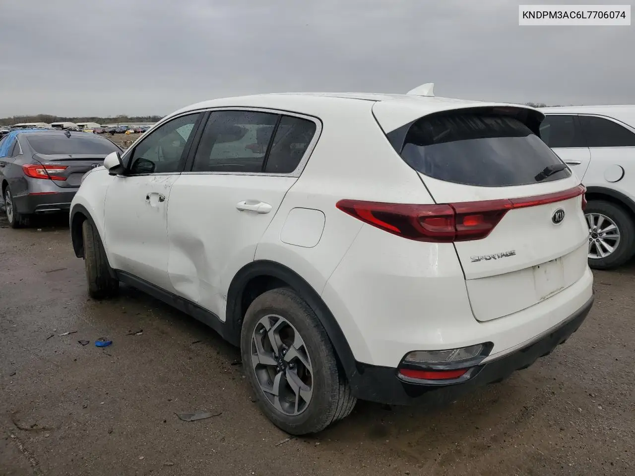 2020 Kia Sportage Lx VIN: KNDPM3AC6L7706074 Lot: 51576545