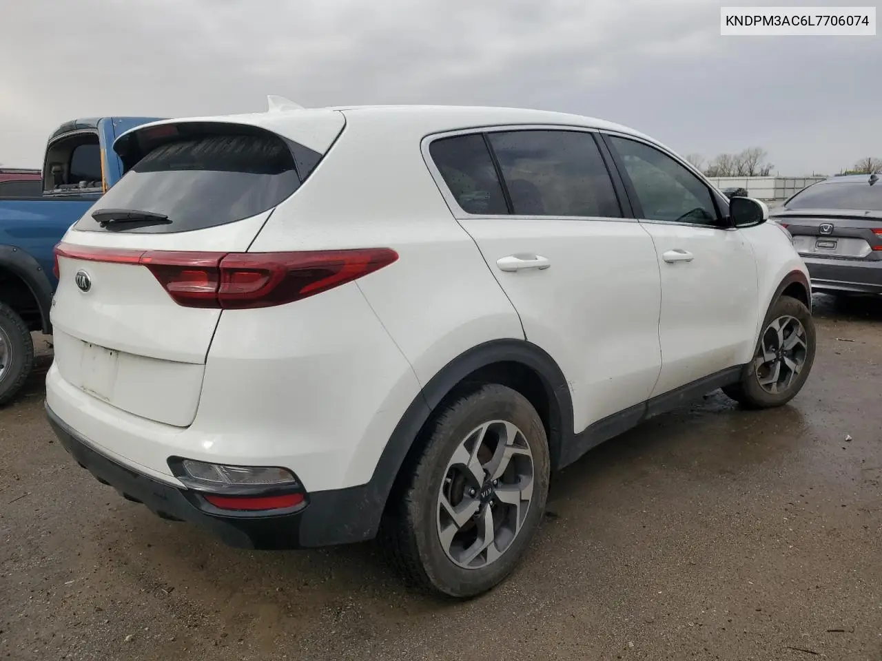 2020 Kia Sportage Lx VIN: KNDPM3AC6L7706074 Lot: 51576545