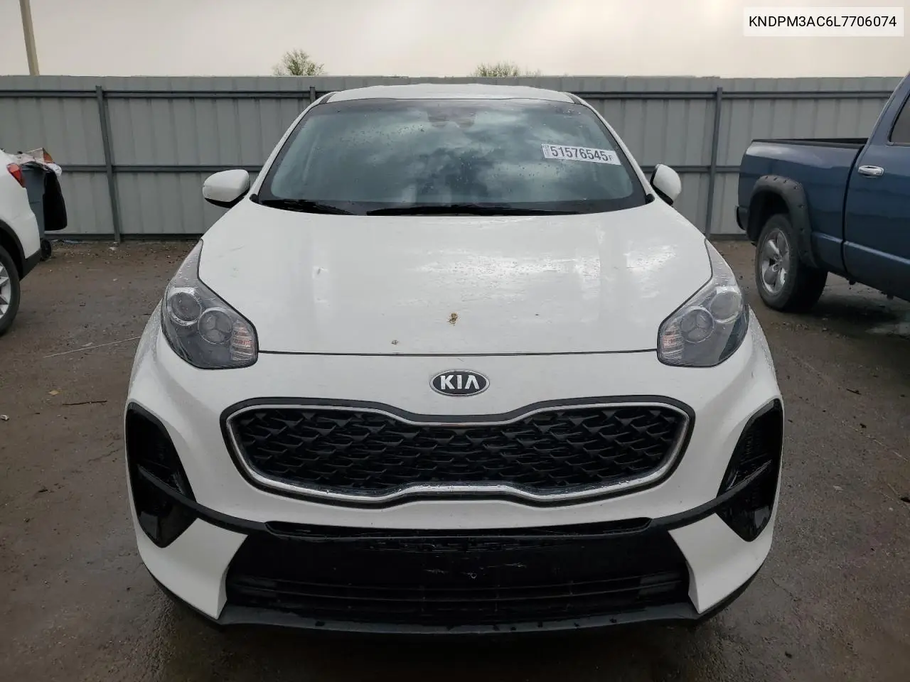 2020 Kia Sportage Lx VIN: KNDPM3AC6L7706074 Lot: 51576545