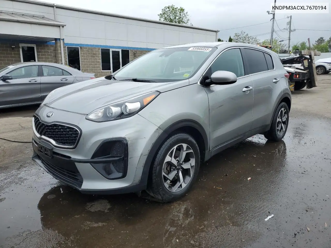 2020 Kia Sportage Lx VIN: KNDPM3ACXL7670194 Lot: 55966055