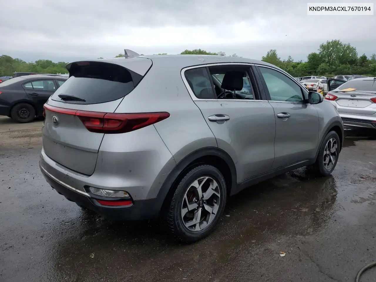 2020 Kia Sportage Lx VIN: KNDPM3ACXL7670194 Lot: 55966055