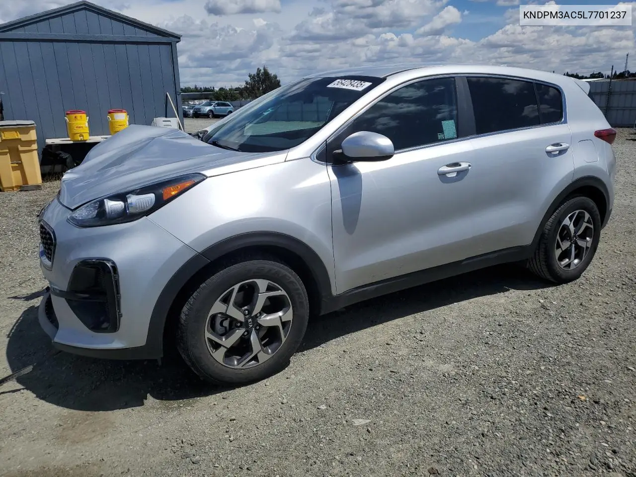 2020 Kia Sportage Lx VIN: KNDPM3AC5L7701237 Lot: 56428435