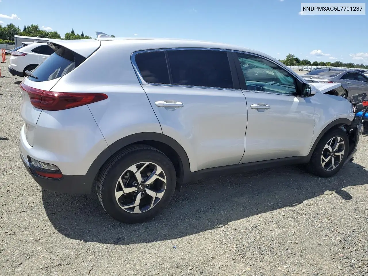 2020 Kia Sportage Lx VIN: KNDPM3AC5L7701237 Lot: 56428435
