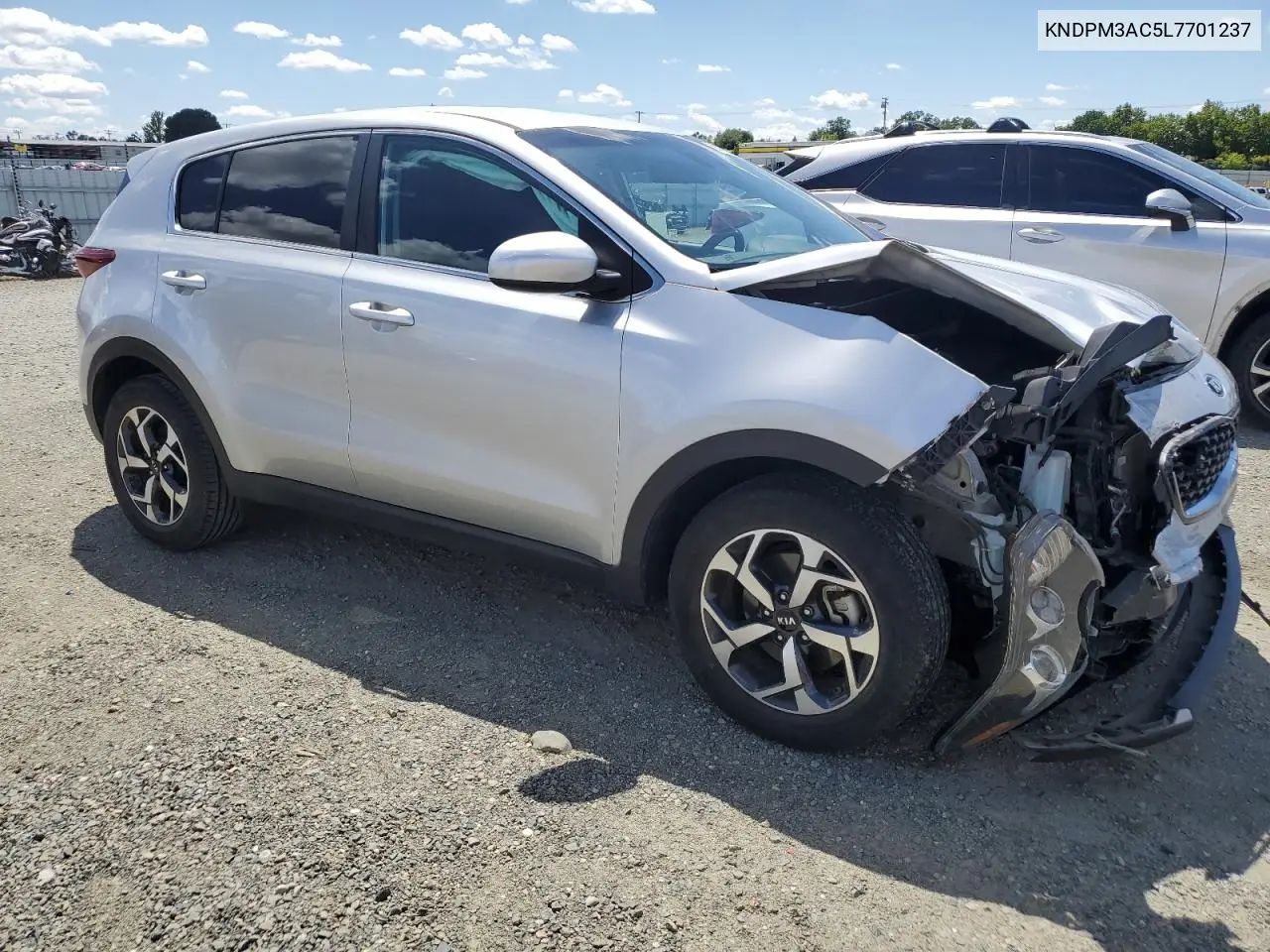 2020 Kia Sportage Lx VIN: KNDPM3AC5L7701237 Lot: 56428435
