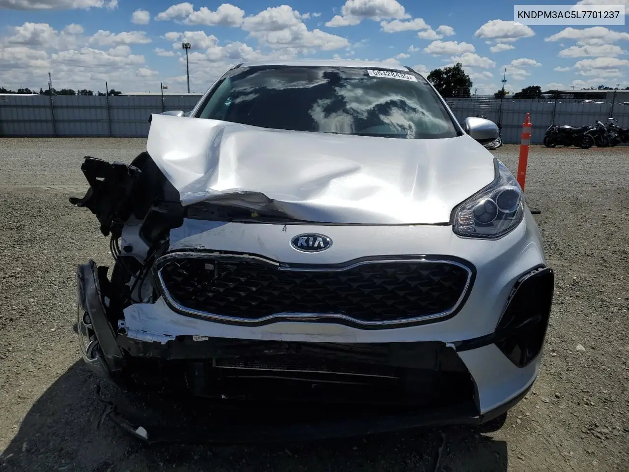 2020 Kia Sportage Lx VIN: KNDPM3AC5L7701237 Lot: 56428435