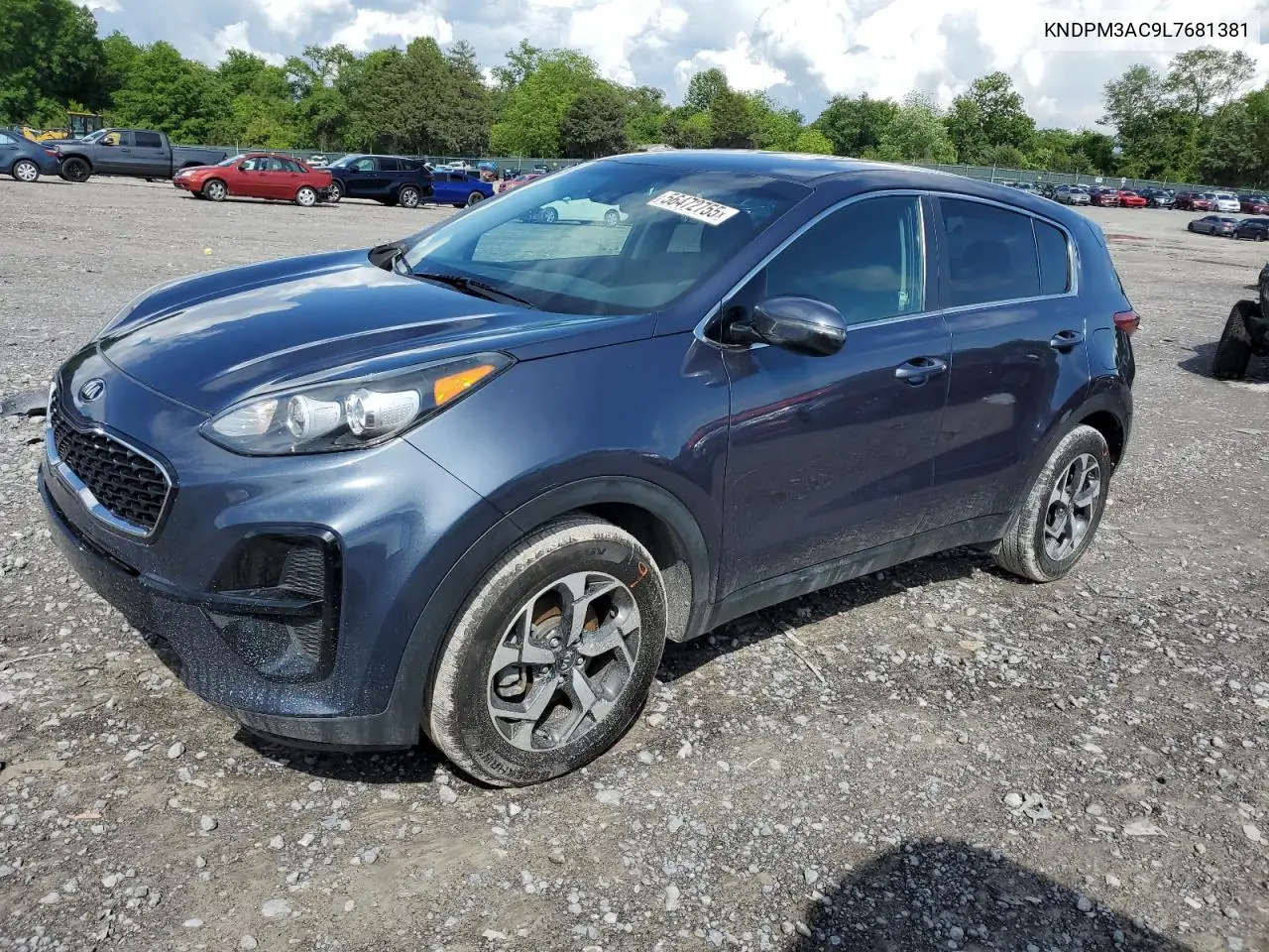 2020 Kia Sportage Lx VIN: KNDPM3AC9L7681381 Lot: 56472755