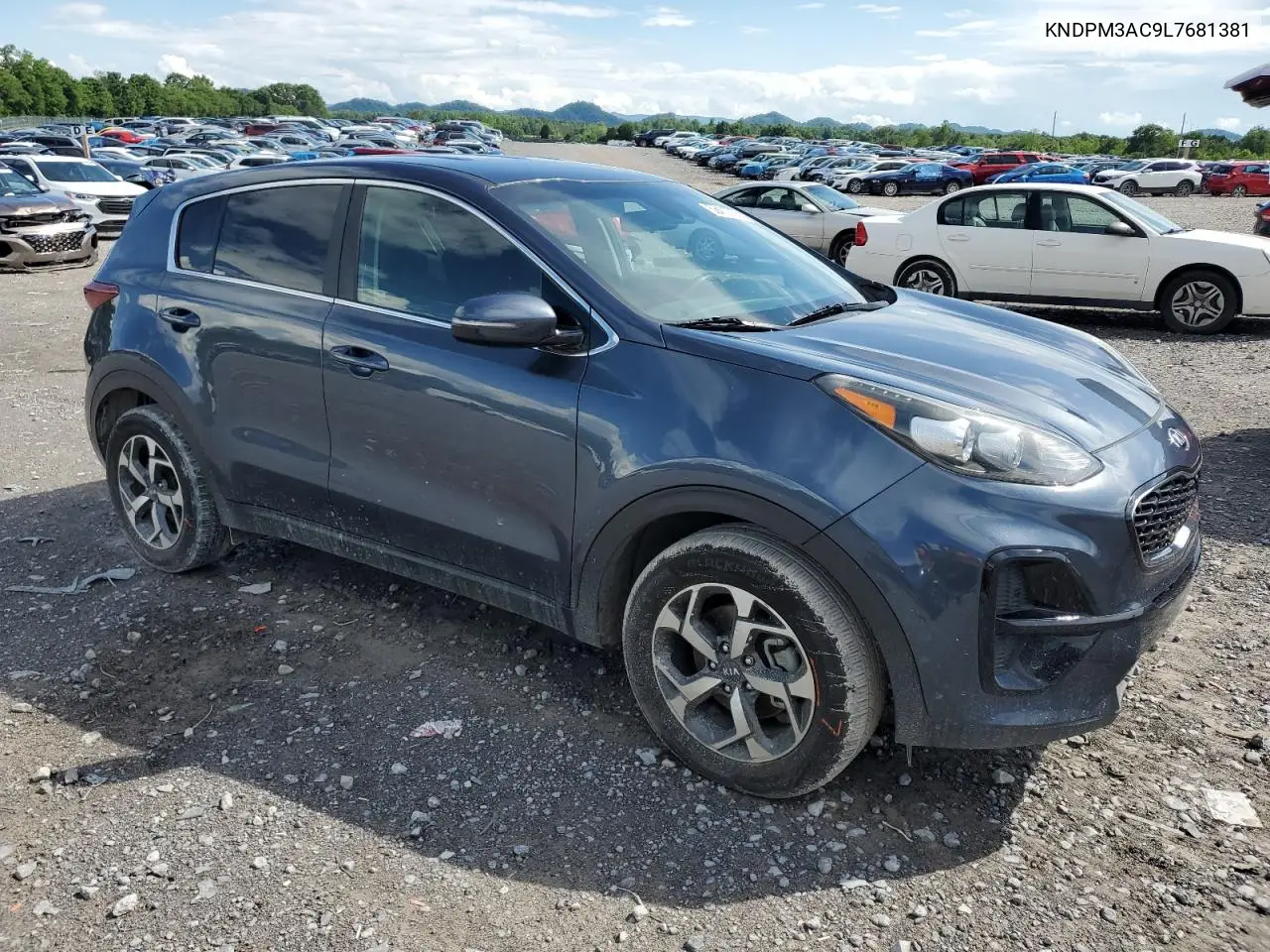 2020 Kia Sportage Lx VIN: KNDPM3AC9L7681381 Lot: 56472755