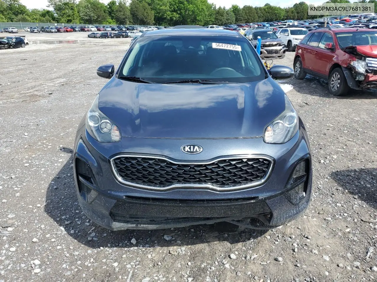 2020 Kia Sportage Lx VIN: KNDPM3AC9L7681381 Lot: 56472755