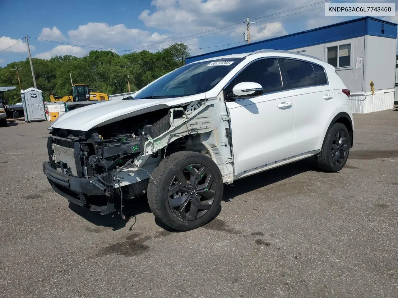 2020 Kia Sportage S VIN: KNDP63AC6L7743460 Lot: 56733205