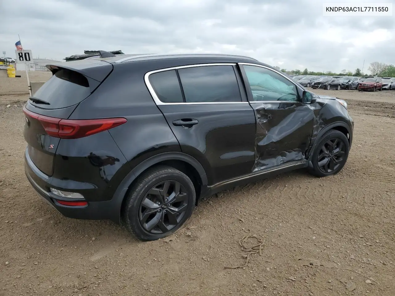 2020 Kia Sportage S VIN: KNDP63AC1L7711550 Lot: 56770425