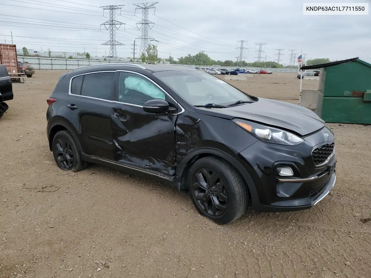 2020 Kia Sportage S VIN: KNDP63AC1L7711550 Lot: 56770425
