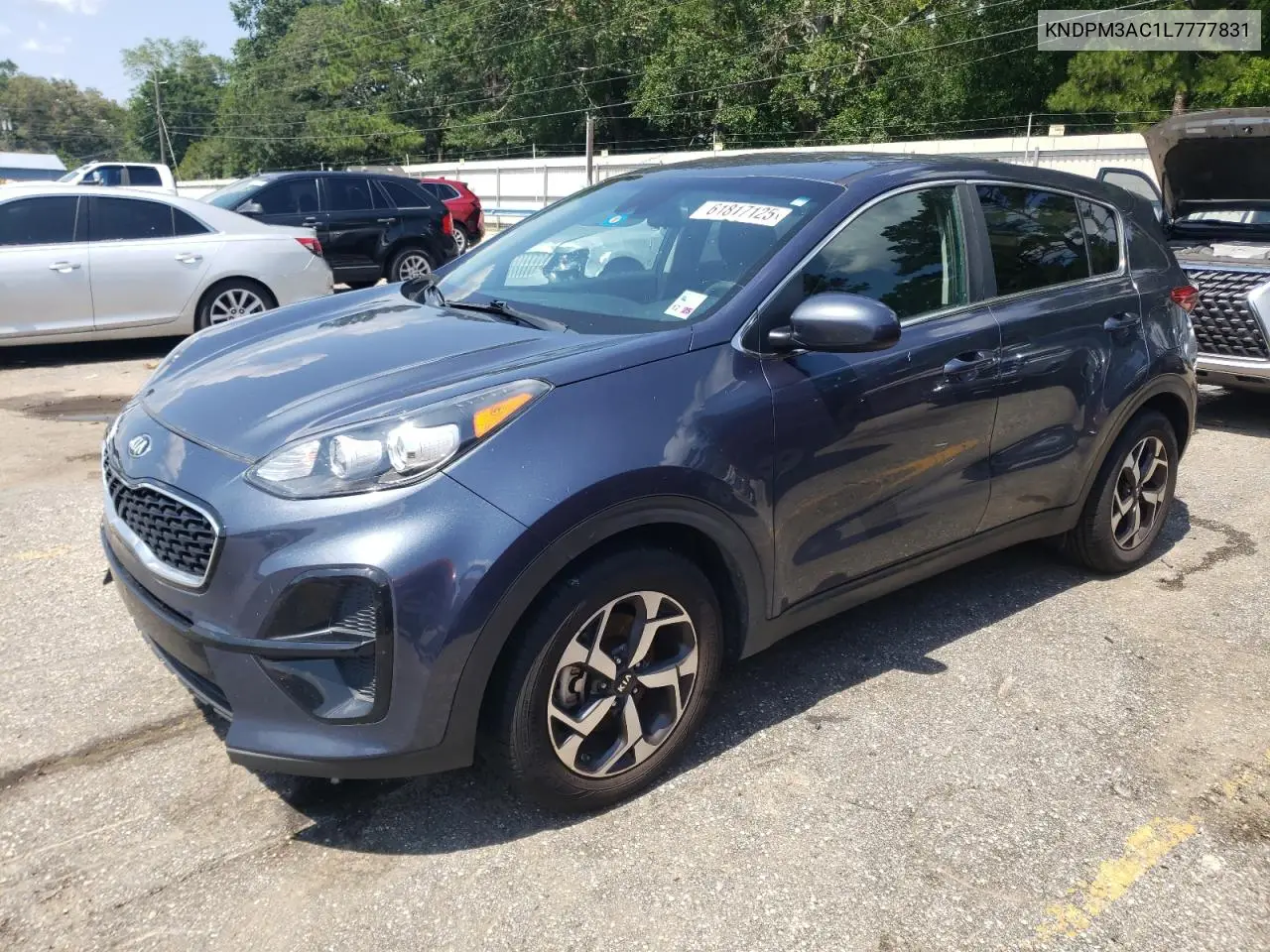 2020 Kia Sportage Lx VIN: KNDPM3AC1L7777831 Lot: 61817125