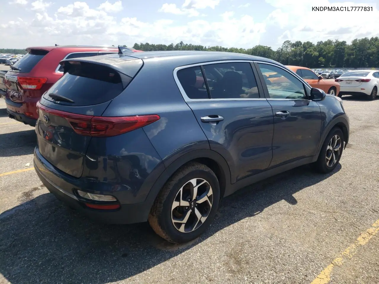 2020 Kia Sportage Lx VIN: KNDPM3AC1L7777831 Lot: 61817125