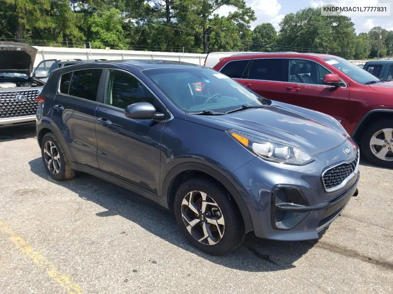 2020 Kia Sportage Lx VIN: KNDPM3AC1L7777831 Lot: 61817125