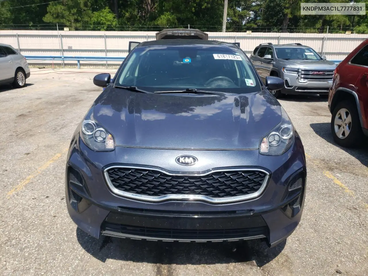 2020 Kia Sportage Lx VIN: KNDPM3AC1L7777831 Lot: 61817125