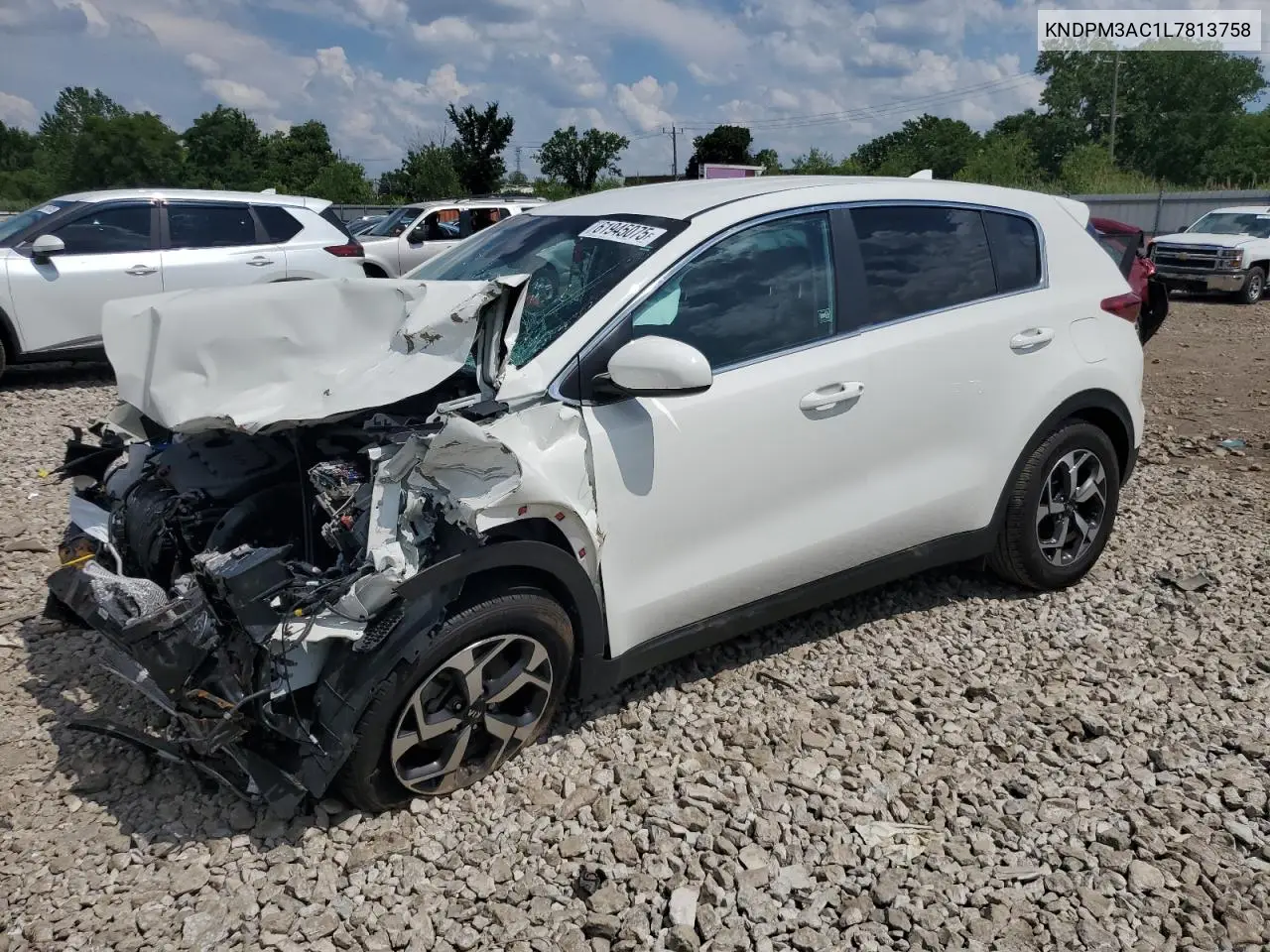 2020 Kia Sportage Lx VIN: KNDPM3AC1L7813758 Lot: 61945075
