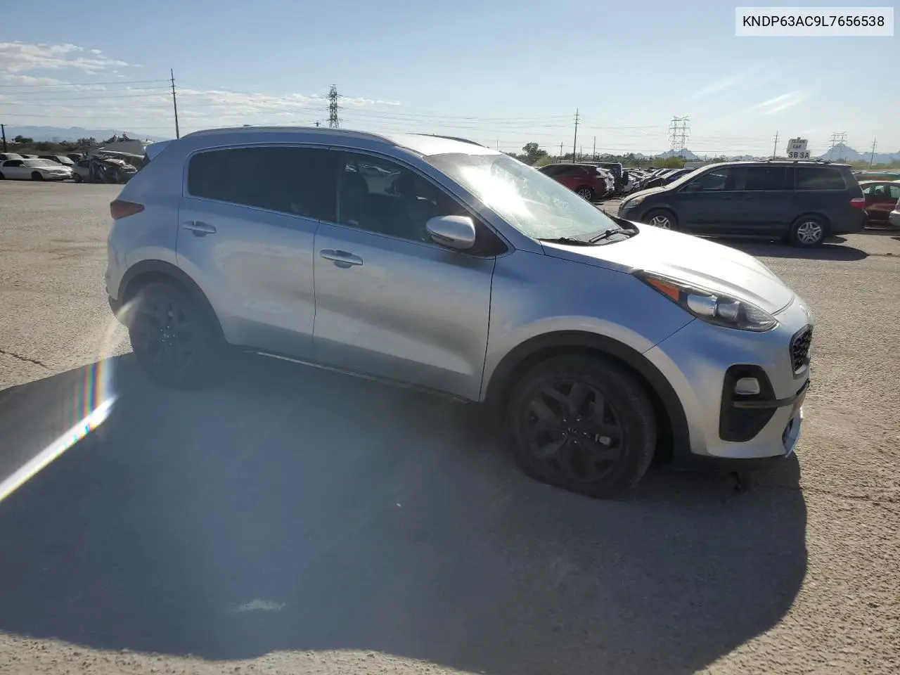 2020 Kia Sportage S VIN: KNDP63AC9L7656538 Lot: 62219295