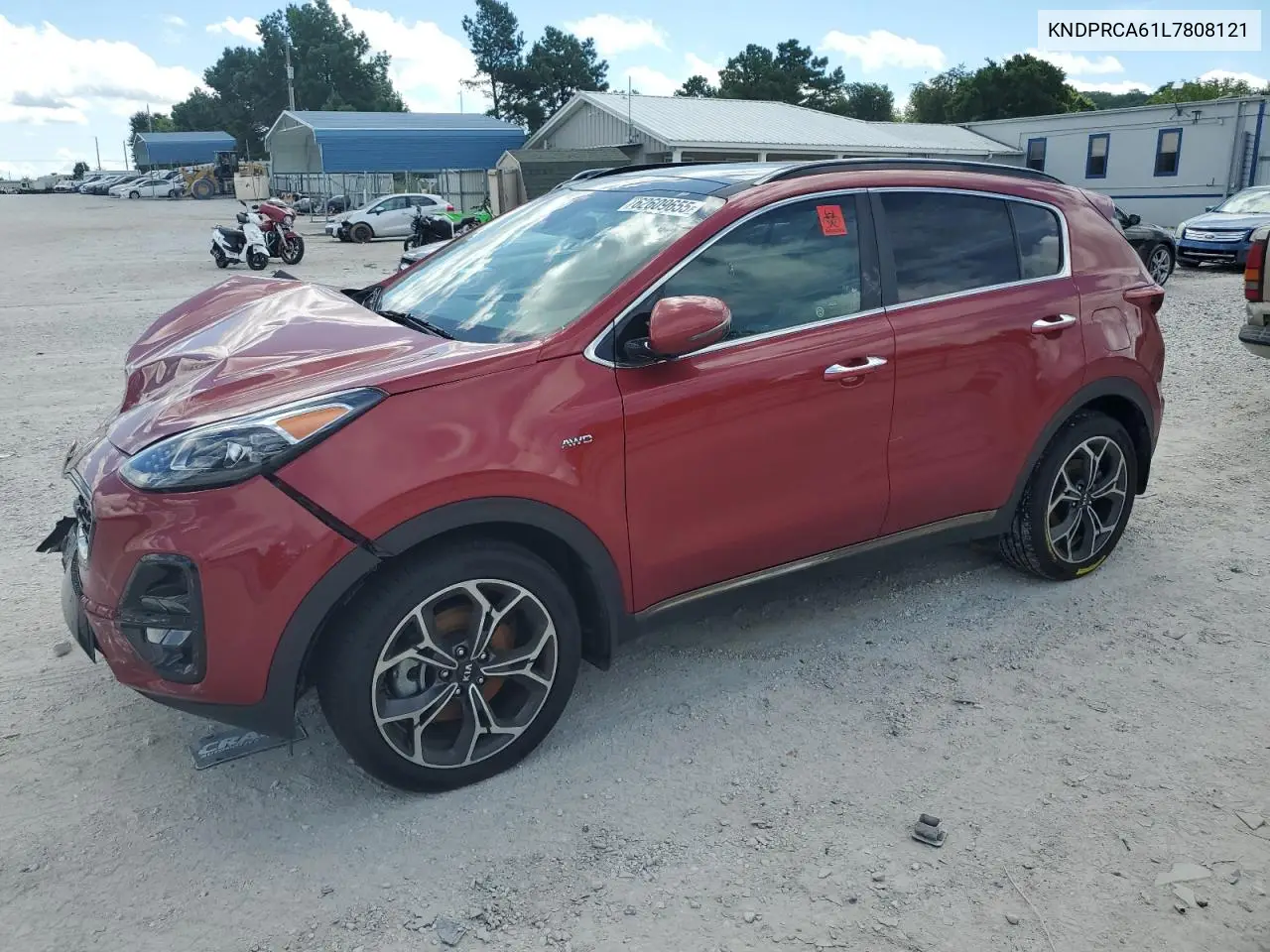 2020 Kia Sportage Sx VIN: KNDPRCA61L7808121 Lot: 62609655