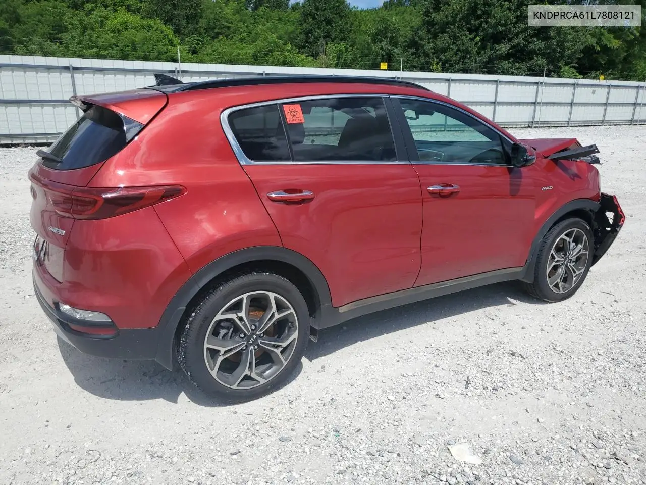 2020 Kia Sportage Sx VIN: KNDPRCA61L7808121 Lot: 62609655