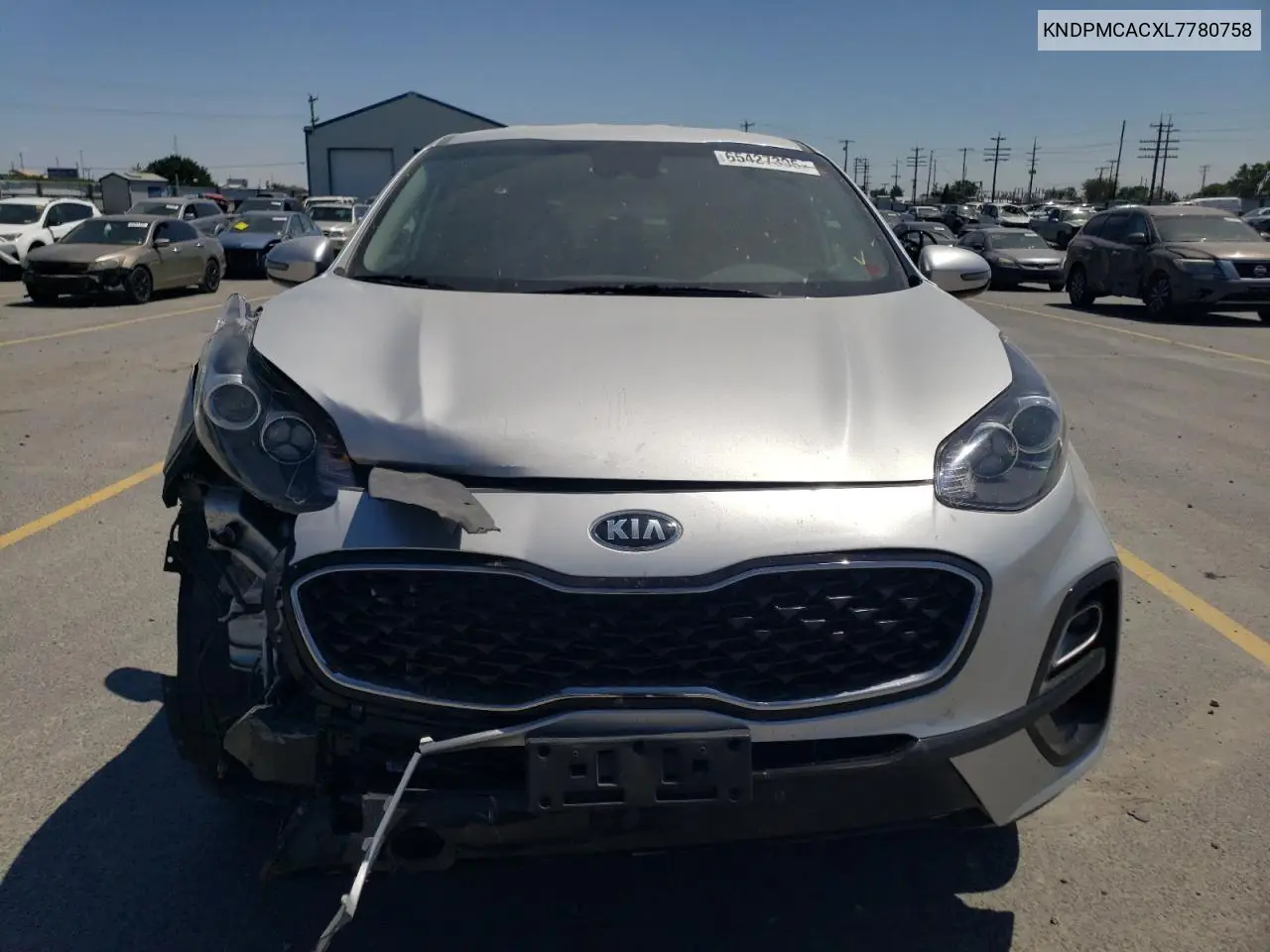 2020 Kia Sportage Lx VIN: KNDPMCACXL7780758 Lot: 65427395