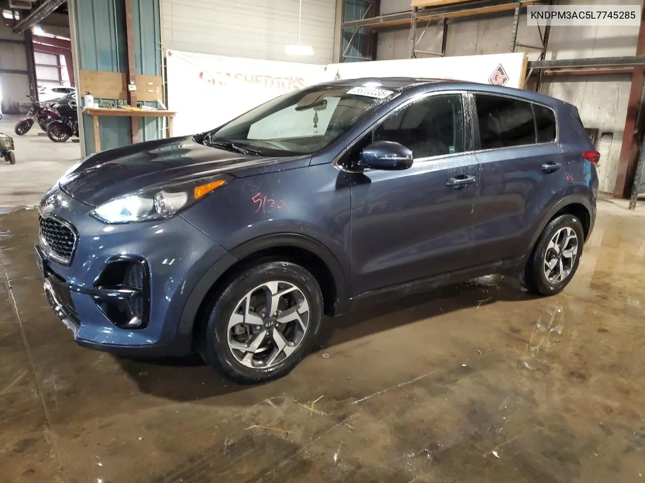 2020 Kia Sportage Lx VIN: KNDPM3AC5L7745285 Lot: 66000235