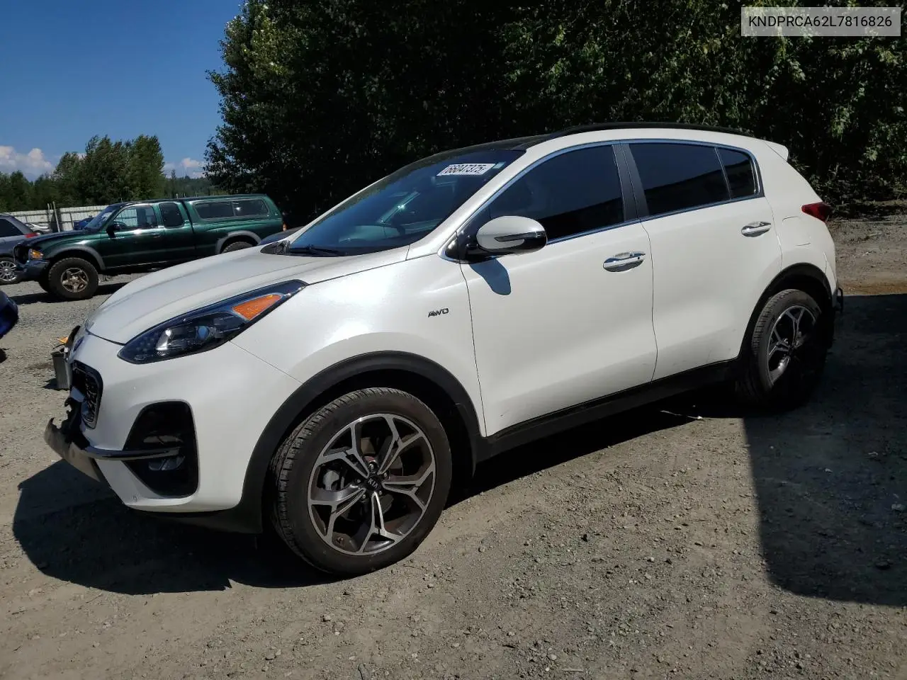 2020 Kia Sportage Sx VIN: KNDPRCA62L7816826 Lot: 66047375
