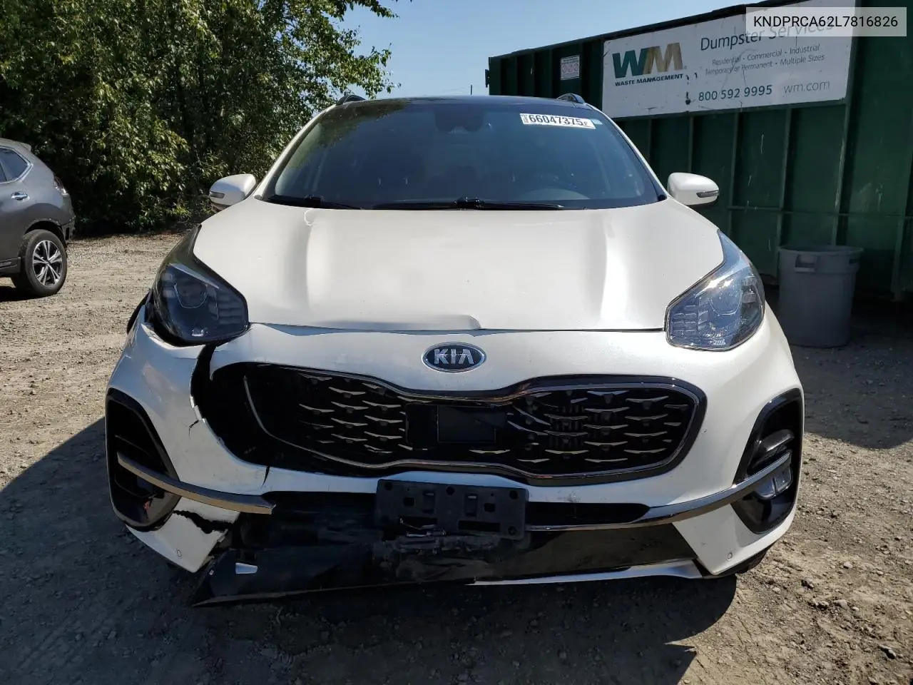 2020 Kia Sportage Sx VIN: KNDPRCA62L7816826 Lot: 66047375