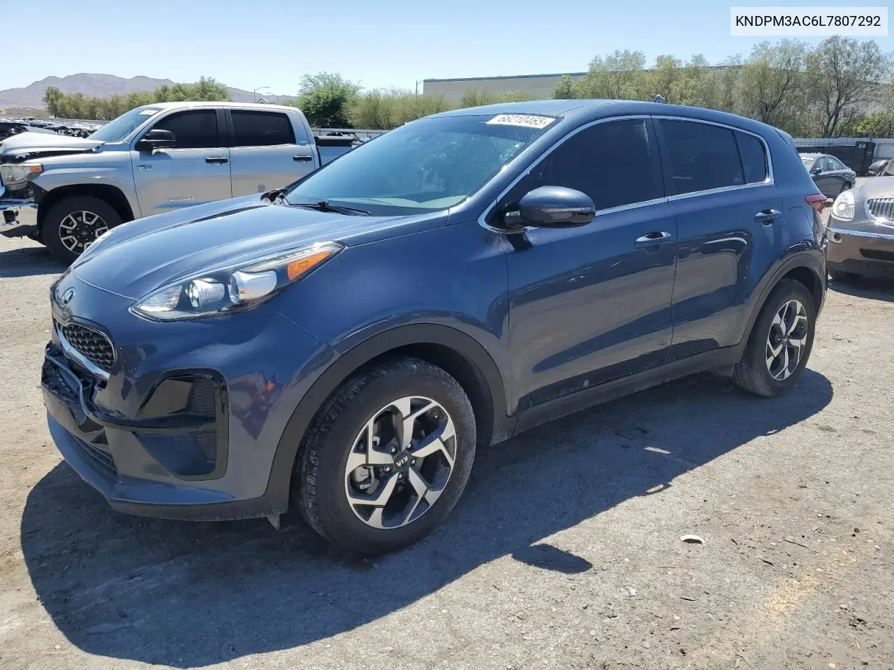 2020 Kia Sportage Lx VIN: KNDPM3AC6L7807292 Lot: 66210465