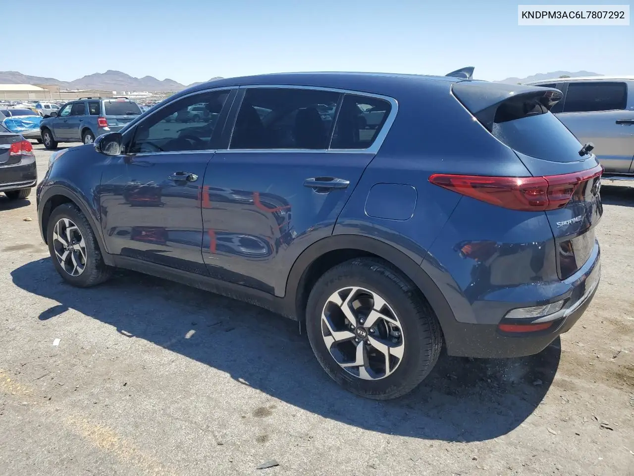2020 Kia Sportage Lx VIN: KNDPM3AC6L7807292 Lot: 66210465