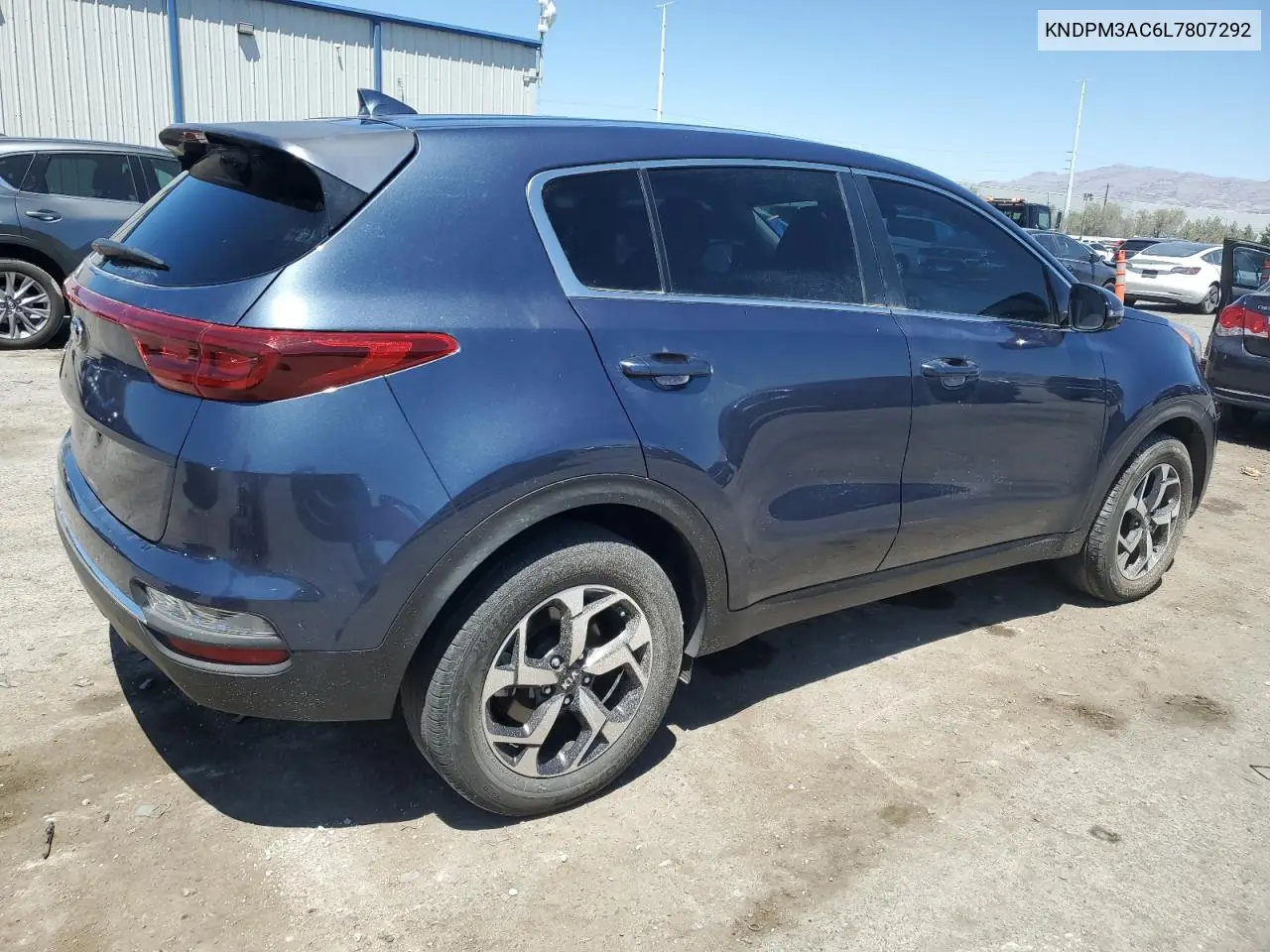 2020 Kia Sportage Lx VIN: KNDPM3AC6L7807292 Lot: 66210465