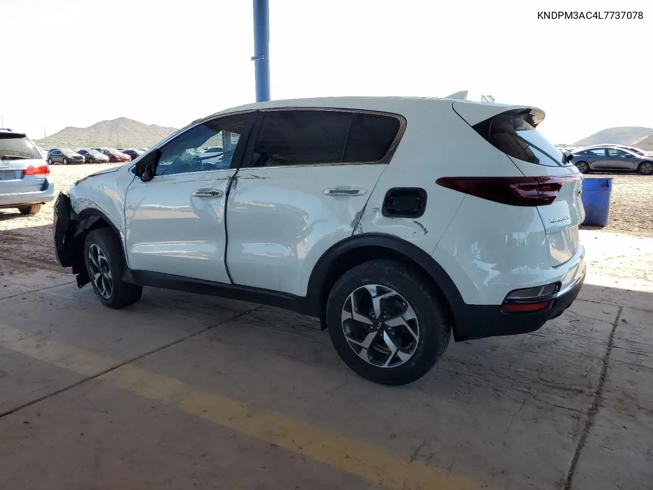 2020 Kia Sportage Lx VIN: KNDPM3AC4L7737078 Lot: 66261195