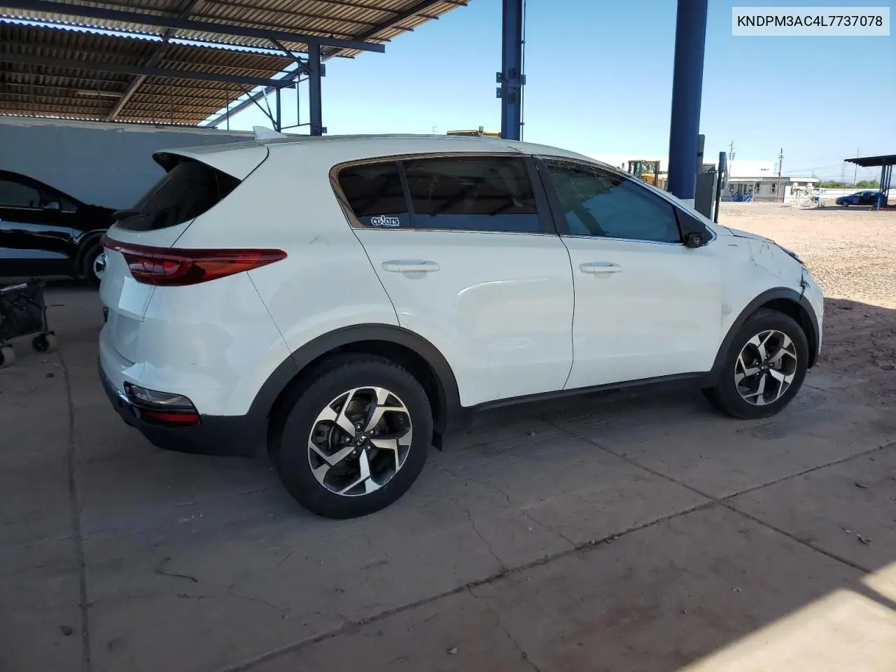 2020 Kia Sportage Lx VIN: KNDPM3AC4L7737078 Lot: 66261195