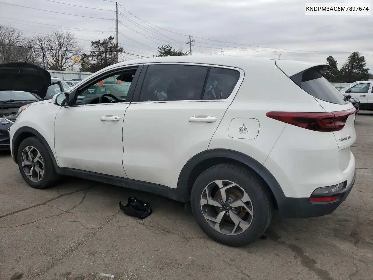 2021 Kia Sportage Lx VIN: KNDPM3AC6M7897674 Lot: 46676415
