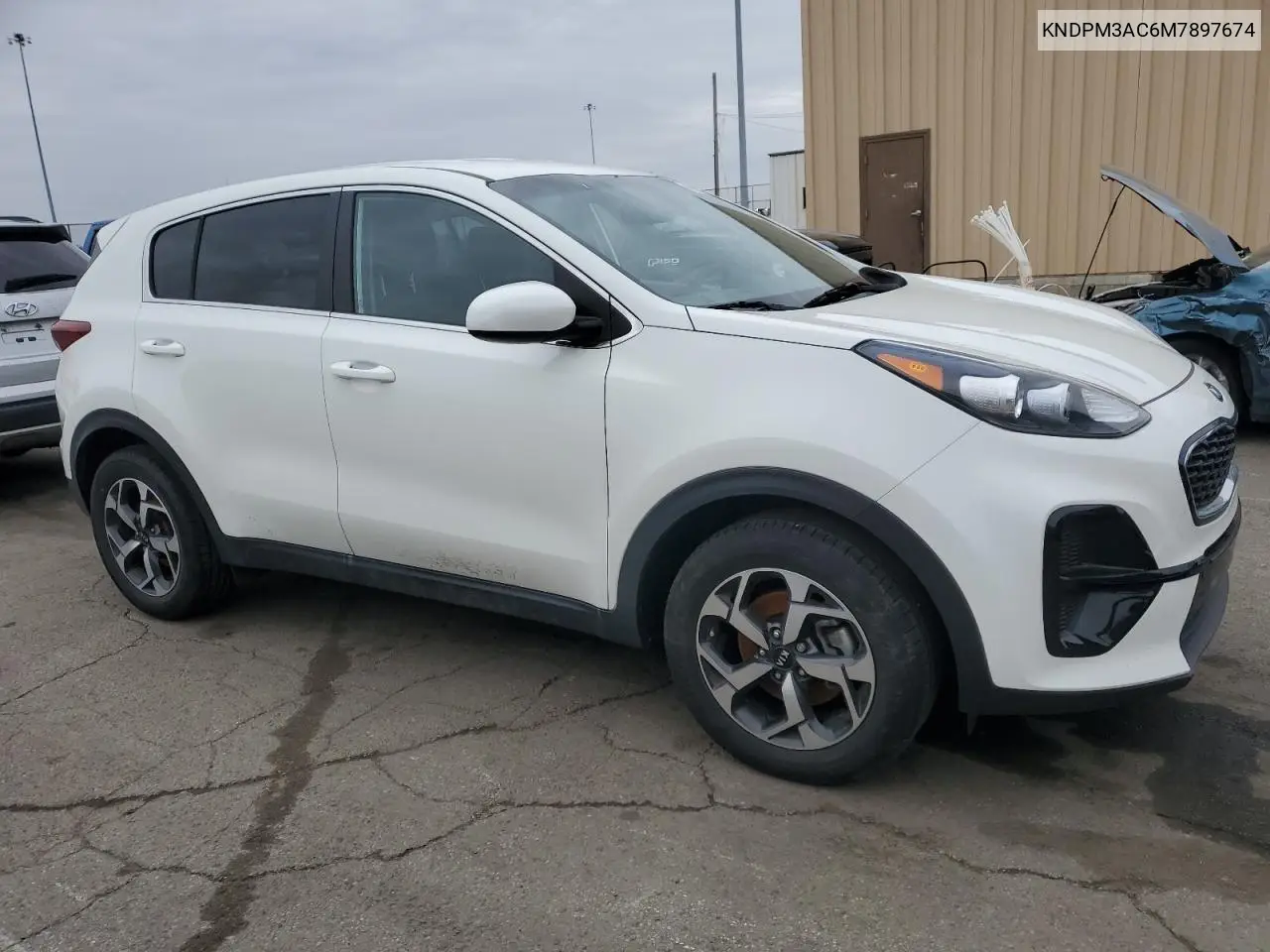 2021 Kia Sportage Lx VIN: KNDPM3AC6M7897674 Lot: 46676415