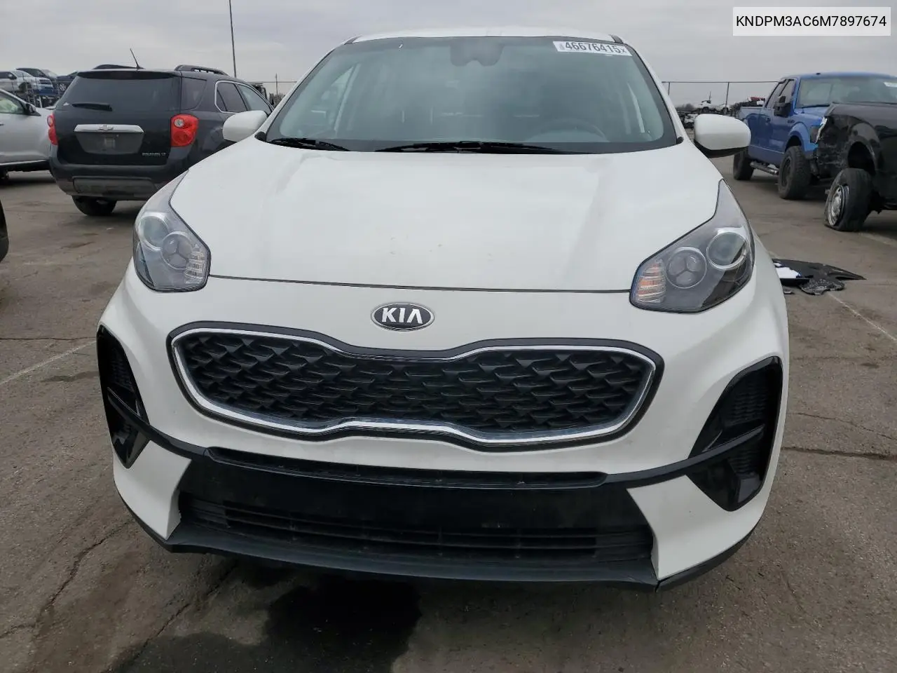 2021 Kia Sportage Lx VIN: KNDPM3AC6M7897674 Lot: 46676415