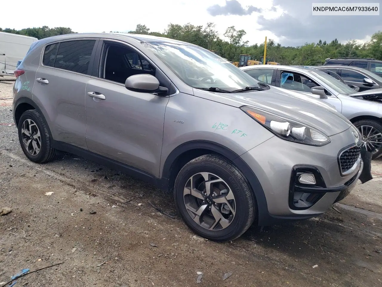 2021 Kia Sportage Lx VIN: KNDPMCAC6M7933640 Lot: 54869025