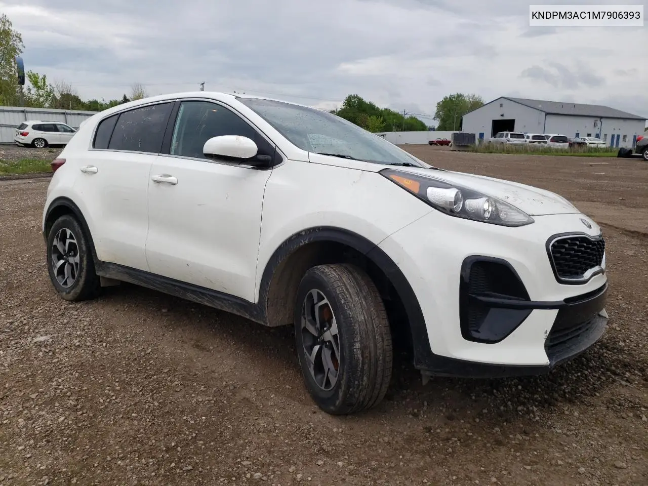 2021 Kia Sportage Lx VIN: KNDPM3AC1M7906393 Lot: 55636675