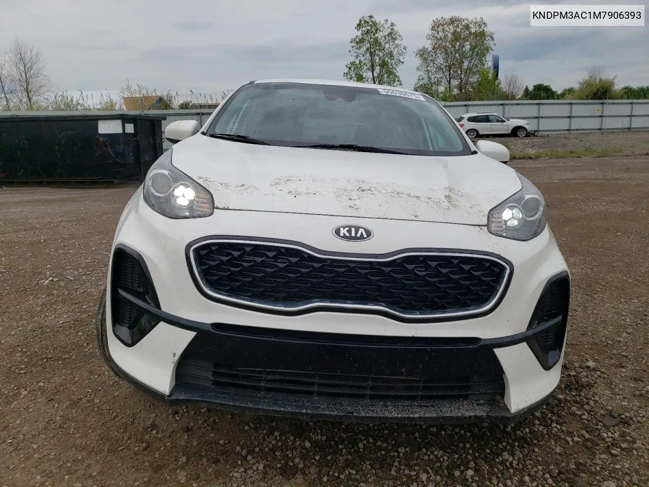 2021 Kia Sportage Lx VIN: KNDPM3AC1M7906393 Lot: 55636675