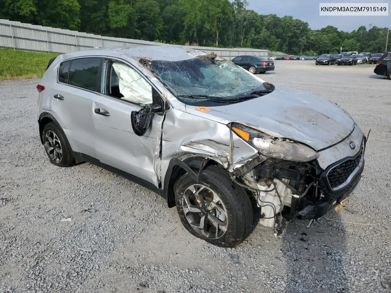 2021 Kia Sportage Lx VIN: KNDPM3AC2M7915149 Lot: 56745265
