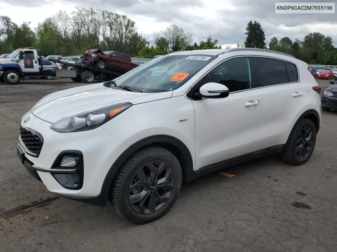 2021 Kia Sportage S VIN: KNDP6CAC2M7935198 Lot: 57063705