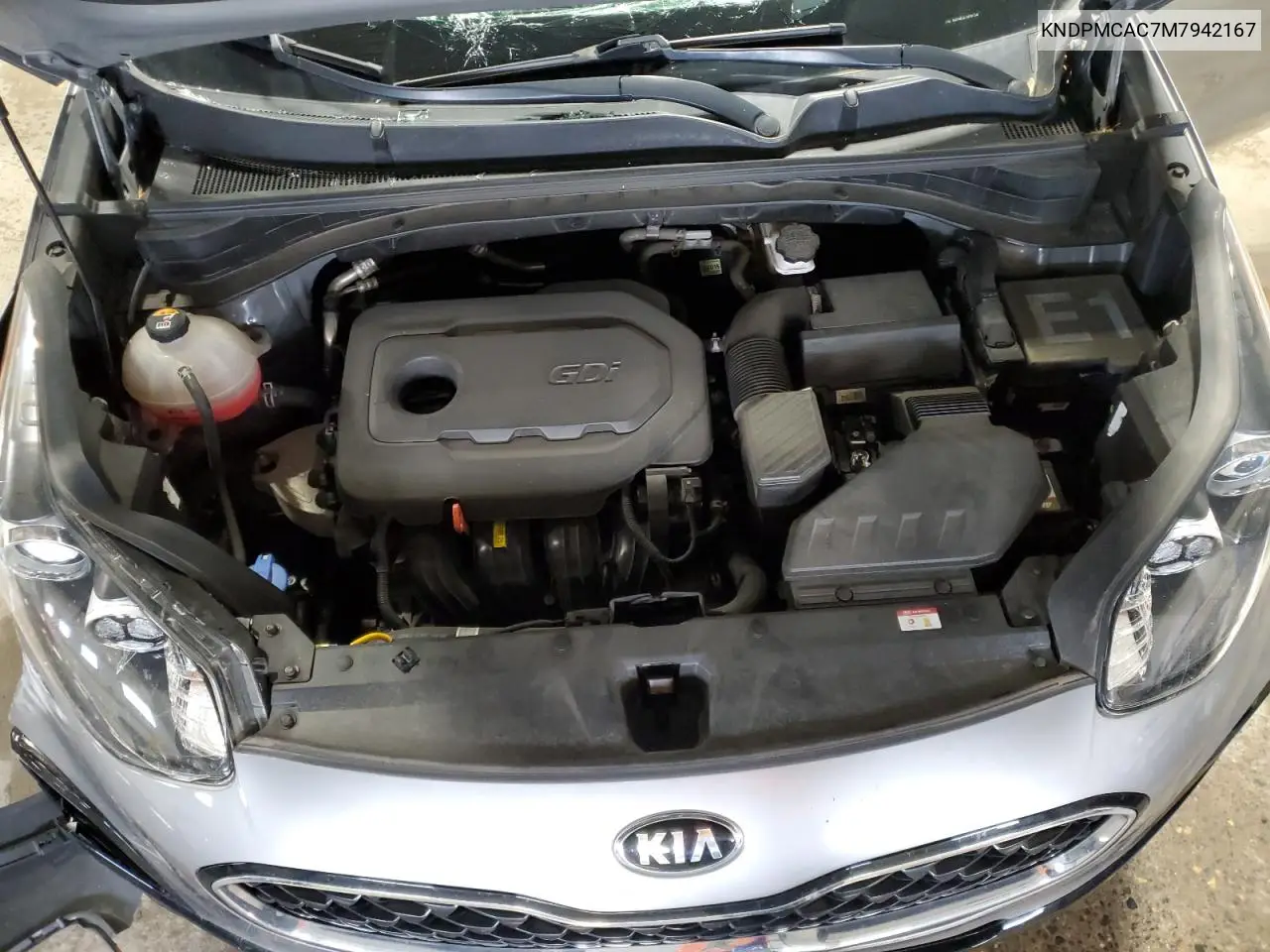 2021 Kia Sportage Lx VIN: KNDPMCAC7M7942167 Lot: 63019525
