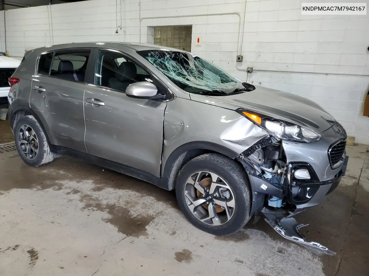 2021 Kia Sportage Lx VIN: KNDPMCAC7M7942167 Lot: 63019525