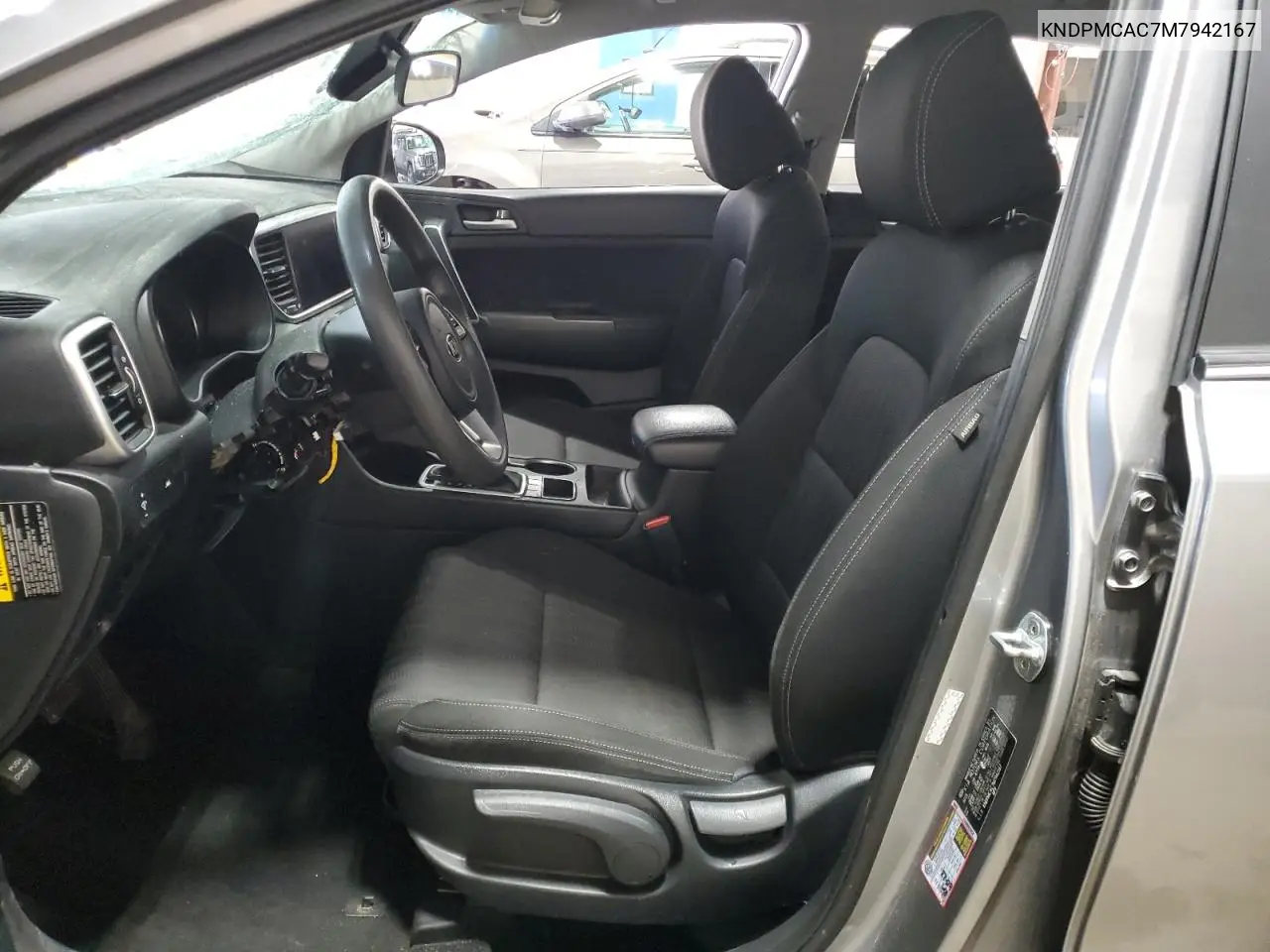 2021 Kia Sportage Lx VIN: KNDPMCAC7M7942167 Lot: 63019525