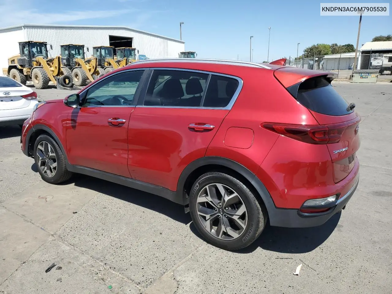 2021 Kia Sportage Ex VIN: KNDPN3AC6M7905530 Lot: 66221135