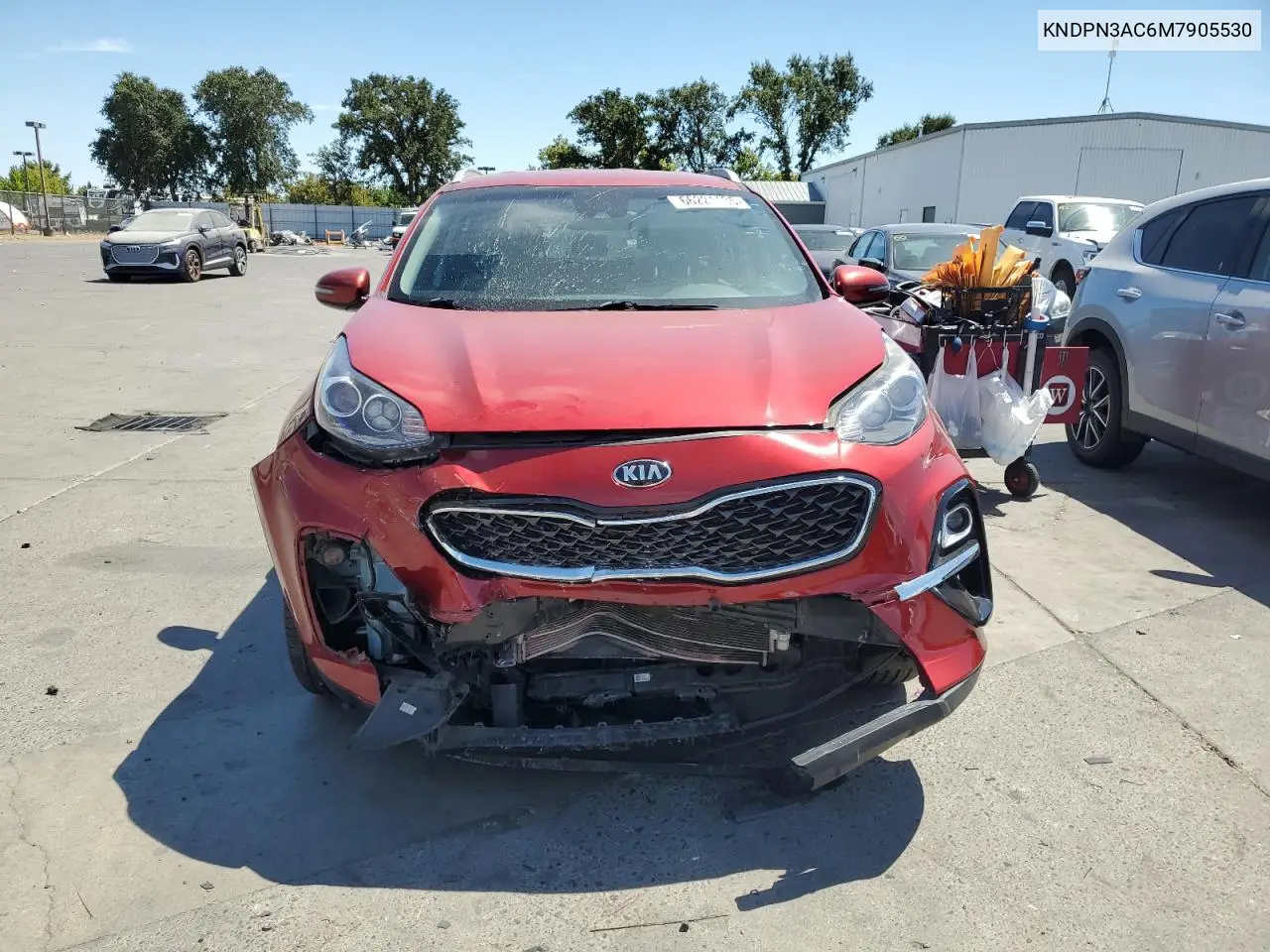 2021 Kia Sportage Ex VIN: KNDPN3AC6M7905530 Lot: 66221135