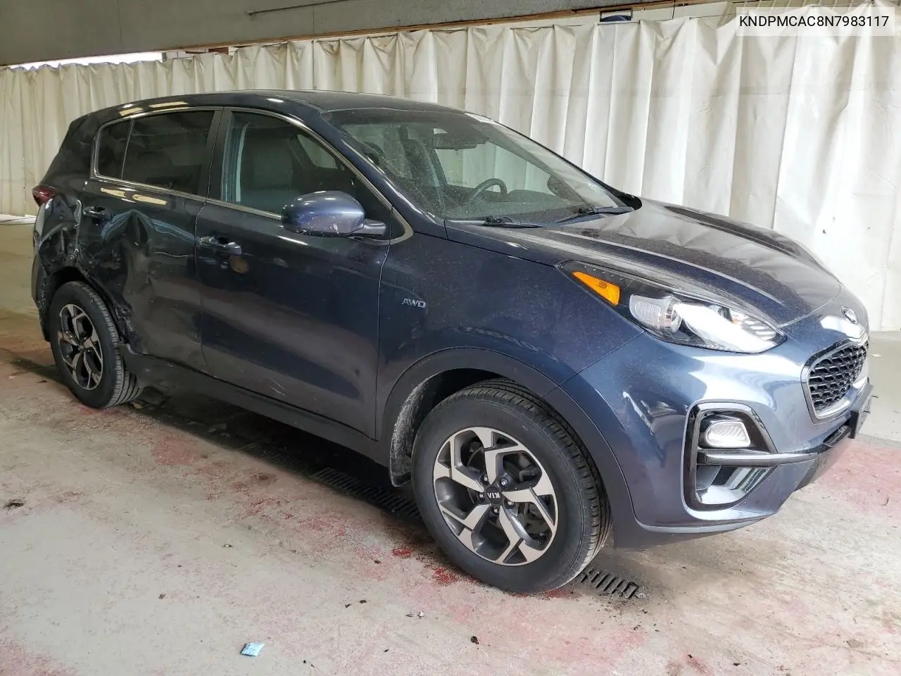2022 Kia Sportage Lx VIN: KNDPMCAC8N7983117 Lot: 56585455