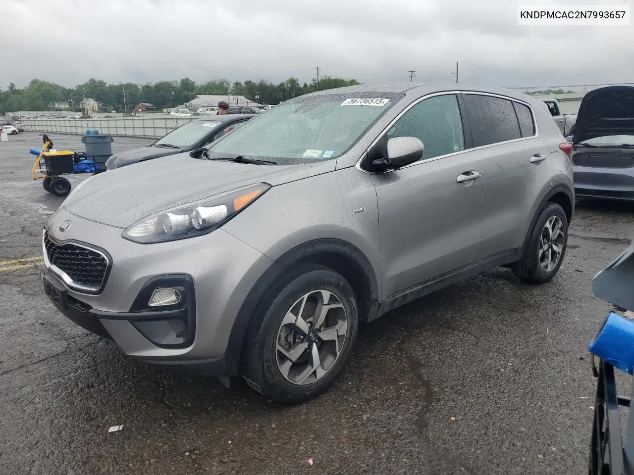 2022 Kia Sportage Lx VIN: KNDPMCAC2N7993657 Lot: 56736515
