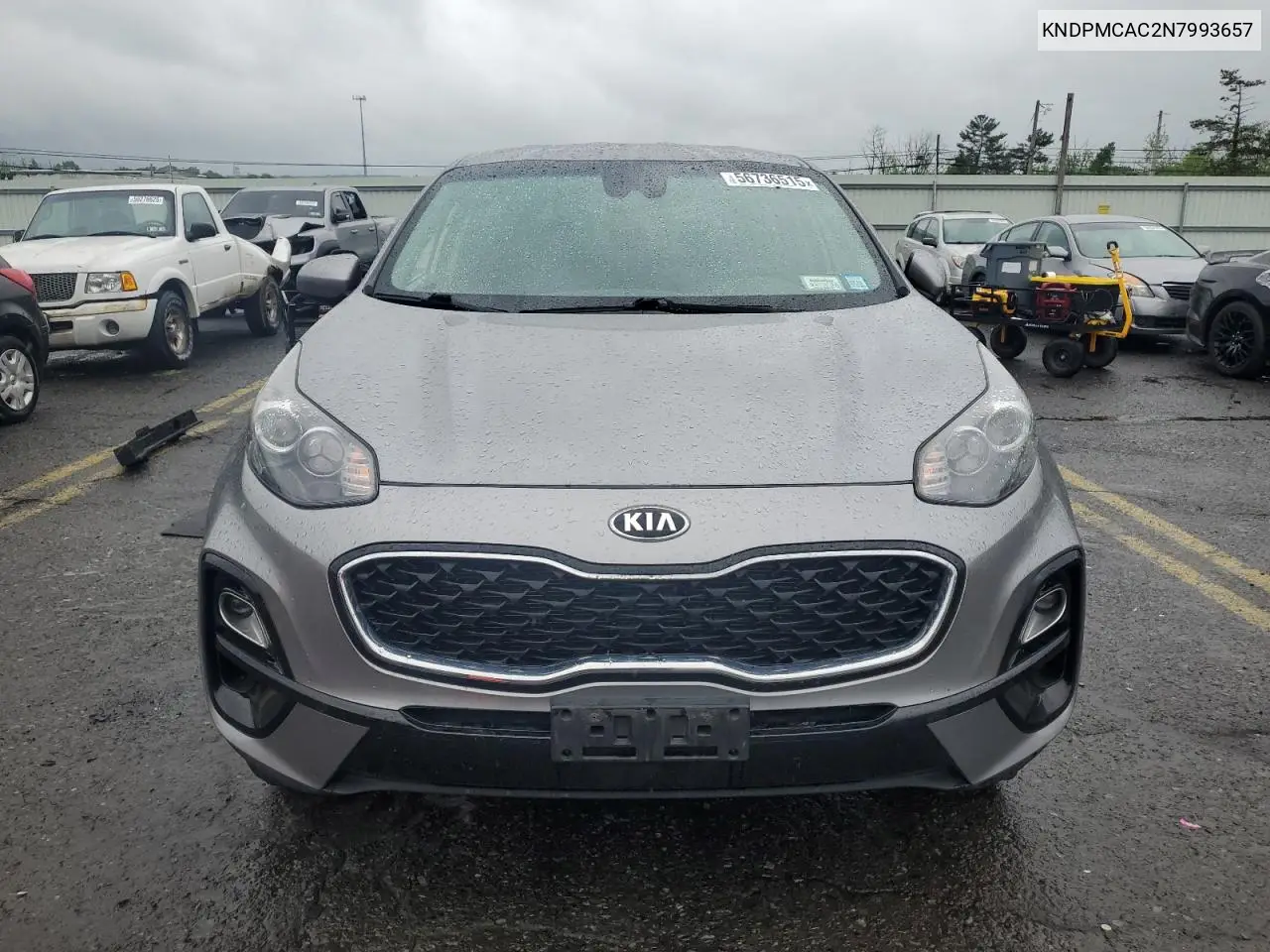 2022 Kia Sportage Lx VIN: KNDPMCAC2N7993657 Lot: 56736515