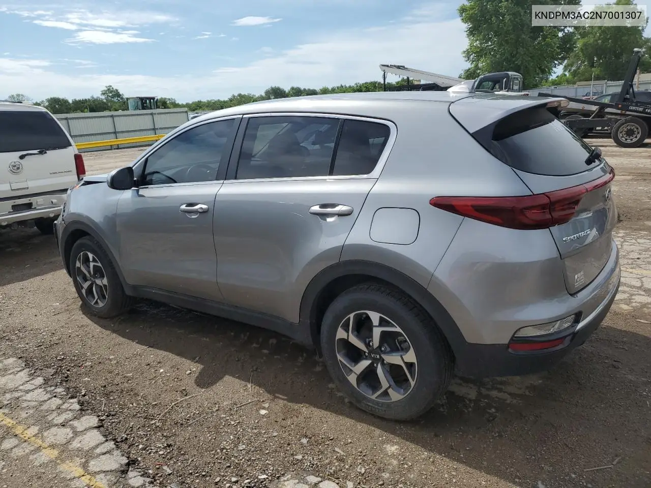 2022 Kia Sportage Lx VIN: KNDPM3AC2N7001307 Lot: 62852115