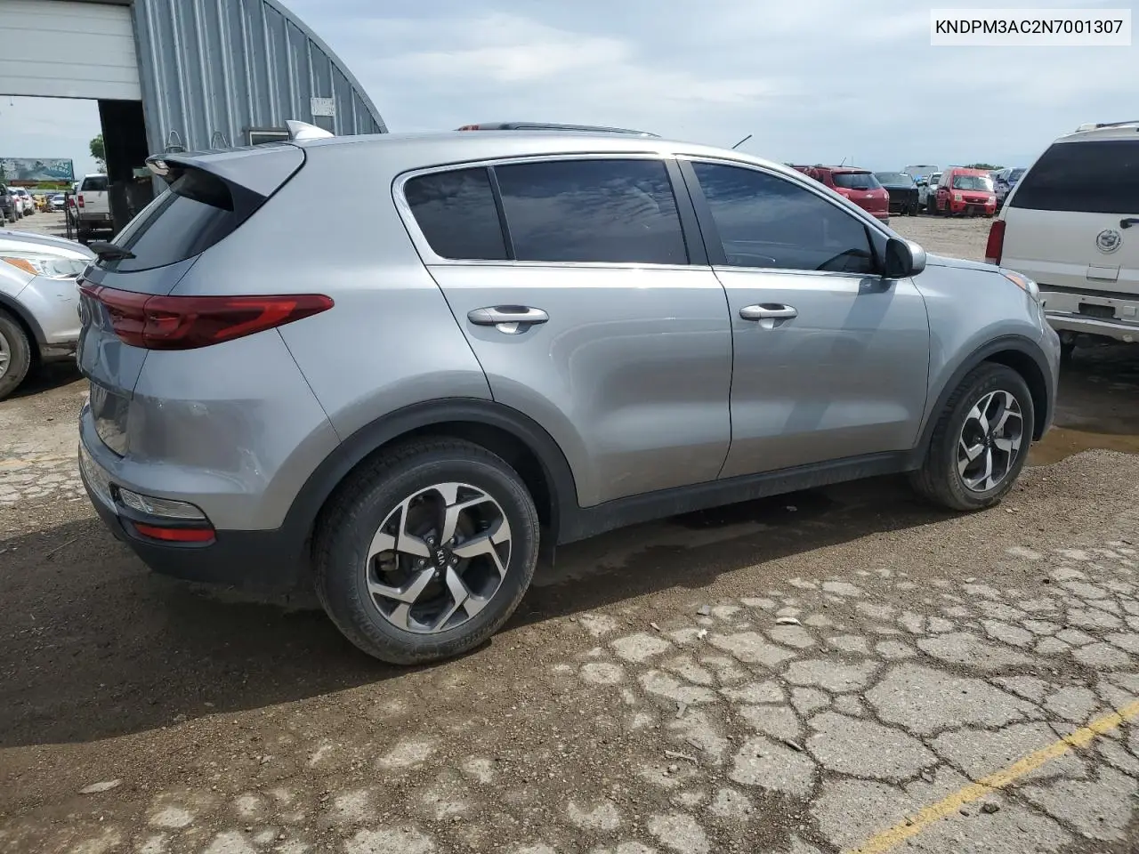 2022 Kia Sportage Lx VIN: KNDPM3AC2N7001307 Lot: 62852115